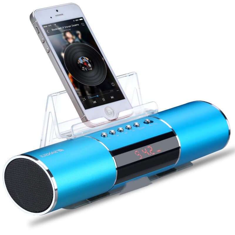 山水E19 蓝牙音箱插卡收音机MP3播放器手机平板外放小音箱
