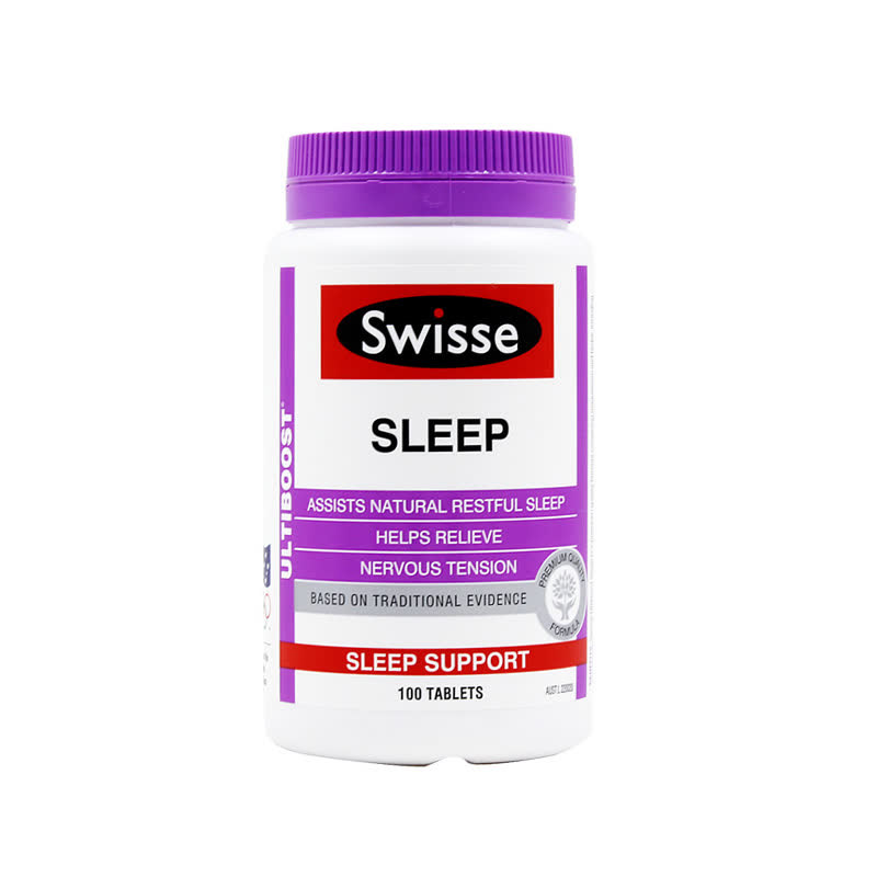 澳洲进口Swisse Sleep睡眠片 安睡改善睡眠缓解压力100粒