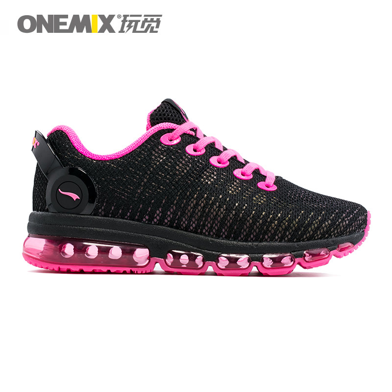 玩觅（ONEMIX） 夏季百搭透气减震气垫网面休闲运动鞋