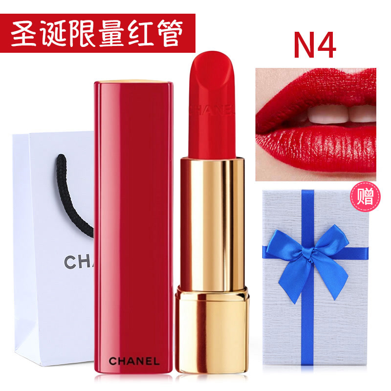 【圣诞限量版】Chanel/香奈儿炫亮魅力唇膏丝绒口红圣诞限量红管