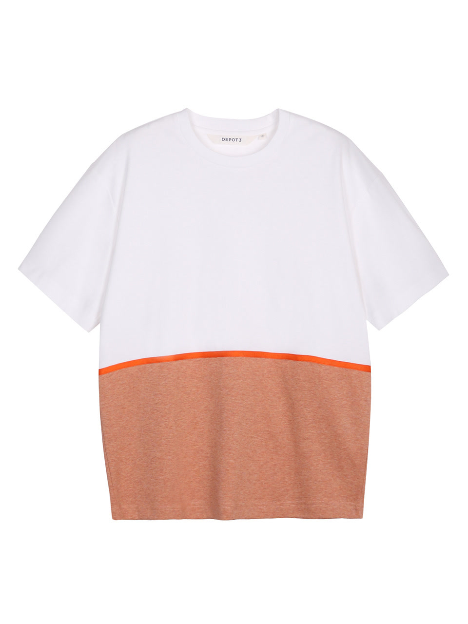 《超能幼稚园》合作品牌DEPOT3短袖拼接织带T恤