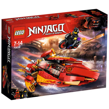 乐高(LEGO)积木 幻影忍者Ninjago凯的Katana V11火元素忍者飞船7-14岁 70638 儿童玩具 男孩女孩生日礼物