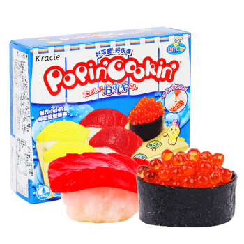 日本进口 嘉娜宝(Kracie)食玩糖 寿司造型28.5g/盒 进口糖果 休闲零食亲子游戏套装 儿童宝宝手工DIY可食