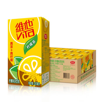 维他奶 维他柠檬茶饮料250ml*24盒 柠檬味红茶 经典柠檬茶风味饮品 整箱装