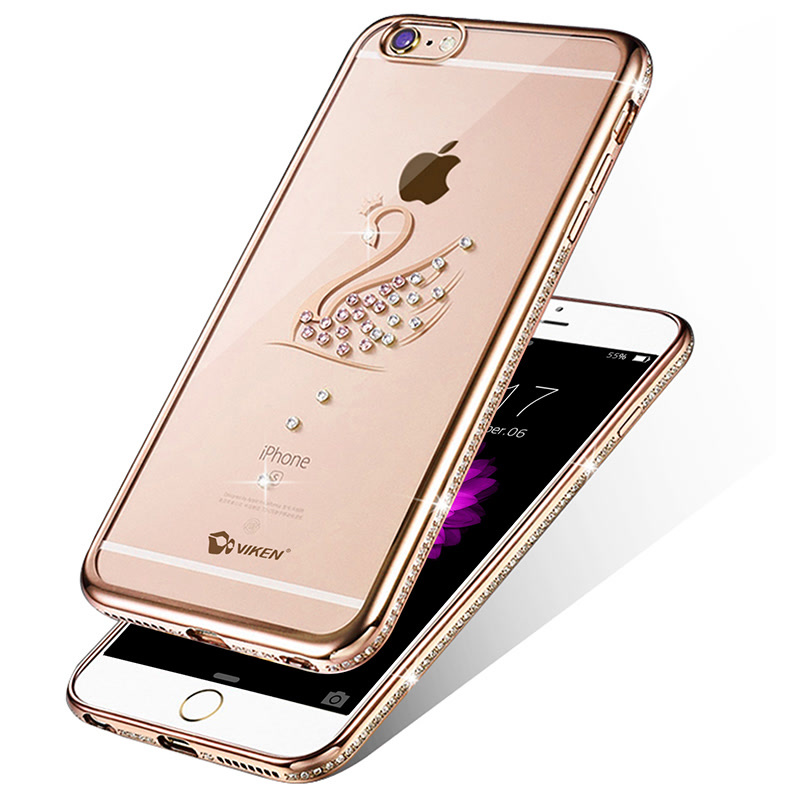 viken iPhone6/6s/6plus/6s plus  电镀带钻手机软壳  手机保护套