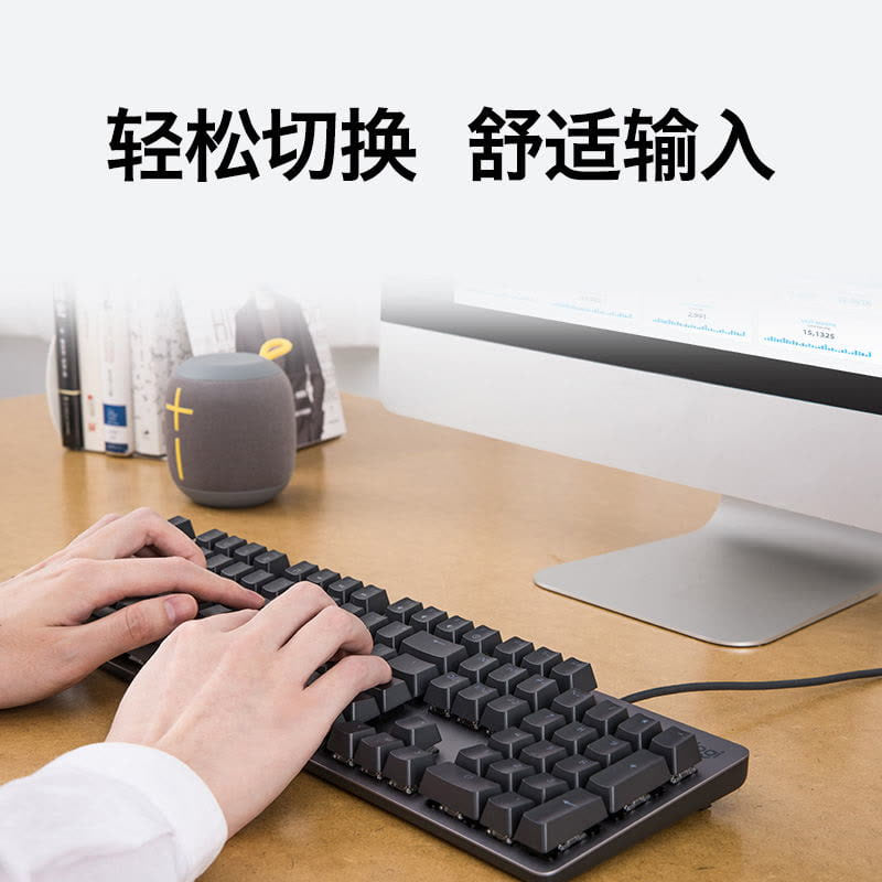 罗技（Logitech）K845 机械键盘 有线键盘 Cherry樱桃轴