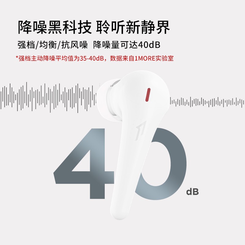 内购-万魔 1MORE舒适豆 ComfoBuds Pro真无线蓝牙耳机入耳式 TWS
