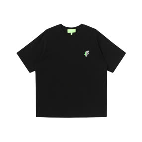 FOURTRY黑色小F标T恤 21SS01BK49X